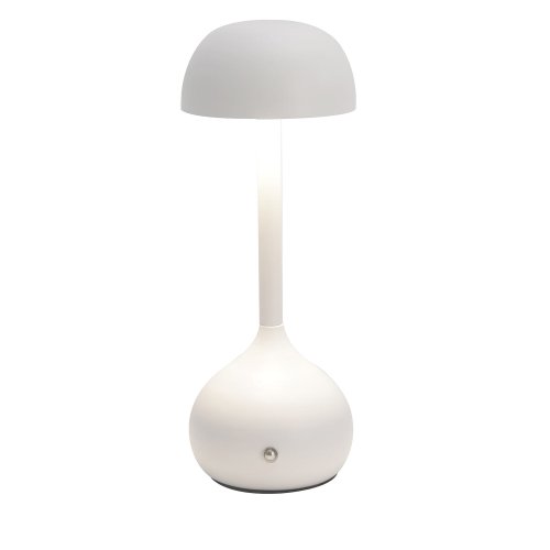 Candeeiro Mesa Recarregável OYU Branco LED Ø11x30 cm - UKUKHOME.com