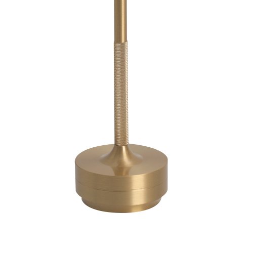 Candeeiro Mesa LED DEVI Dourado, Design Elegante, Recarregável, Tátil
