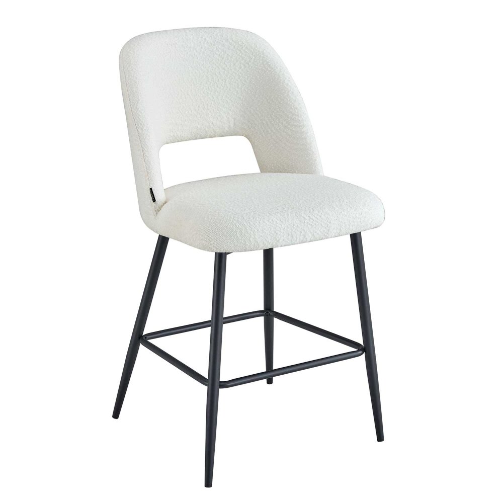 Banco alto Nanna Black Areia – Design moderno e conforto intemporal
