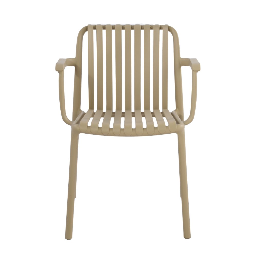 Cadeira Branca com Braços - Conforto e Estilo jardim - UKUKHOME.com