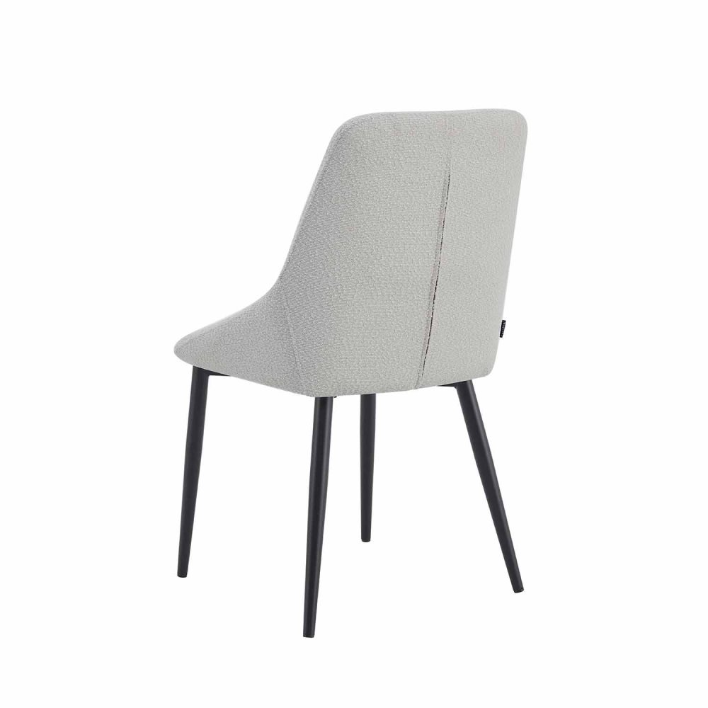 Cadeira Cinzento Marston Pés black Design Moderno Sala - UKUKHOME.com