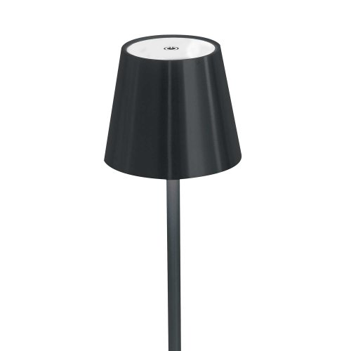 Candeeiro LED Emei Preto – Recarregável, Portátil e Elegante