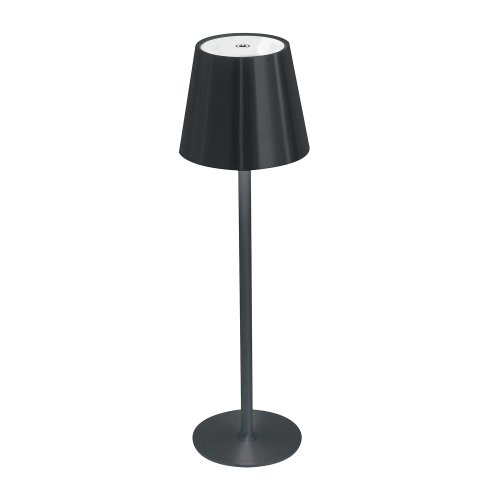 Candeeiro LED Emei Preto – Recarregável, Portátil e Elegante