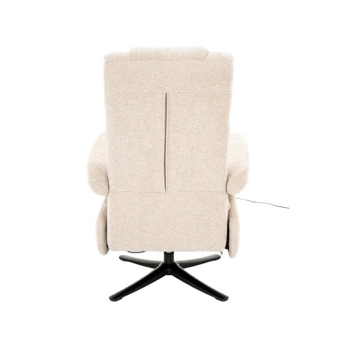 Poltrona Clark Relax Elétrico Areia - Poltrona reclinável elétrica de design – UKUKHOME.COM