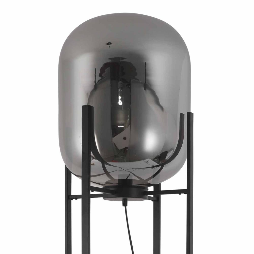 Candeeiro de Pé Aurora color Negro - Candeeiro de pé - UKUKHOME.com