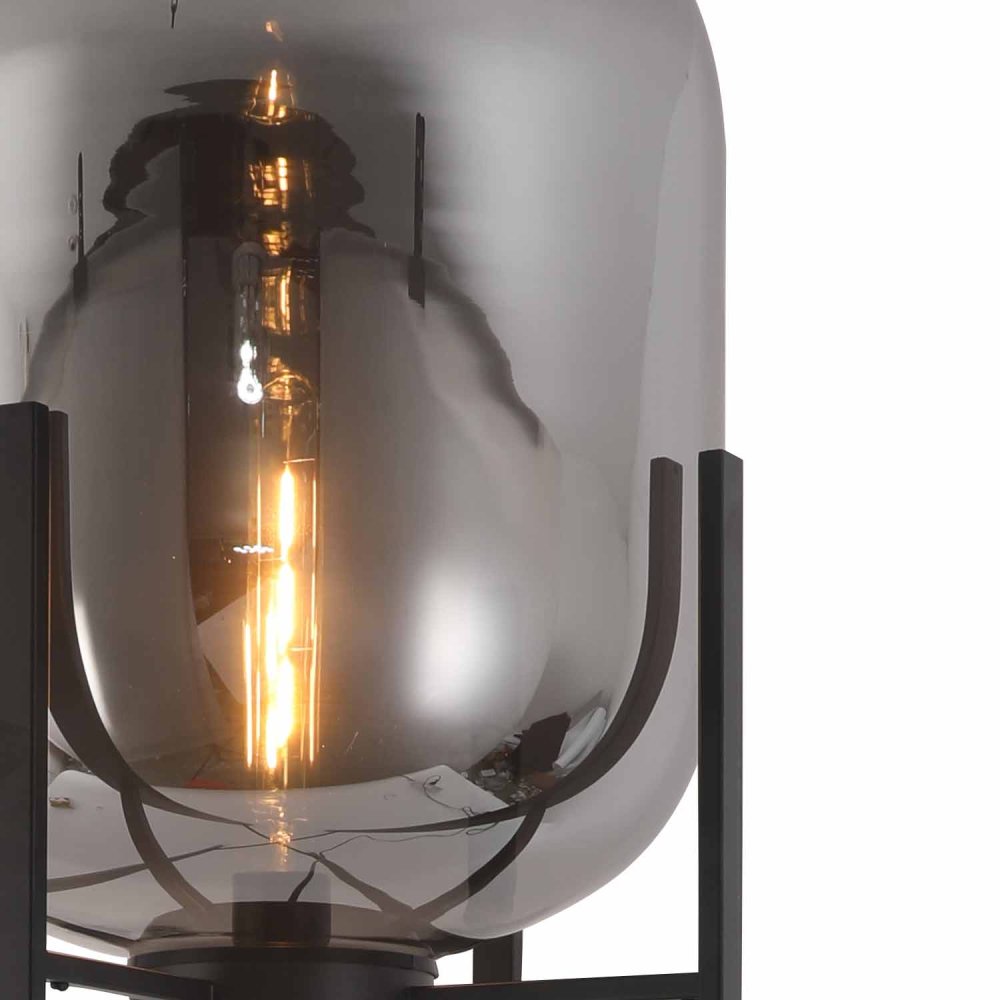 Candeeiro de Pé Aurora color Negro - Candeeiro de pé - UKUKHOME.com