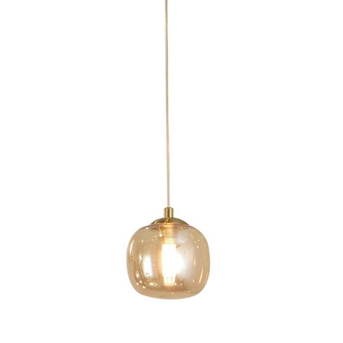 Candeeiro Suspenso Oko color Ámbar 1 Luz Ø15Cm - Candeeiro suspenso - UKUKHOME.com