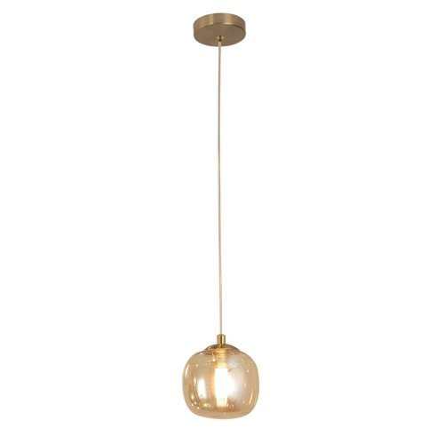 Candeeiro Suspenso Oko color Ámbar 1 Luz Ø15Cm - Candeeiro suspenso - UKUKHOME.com