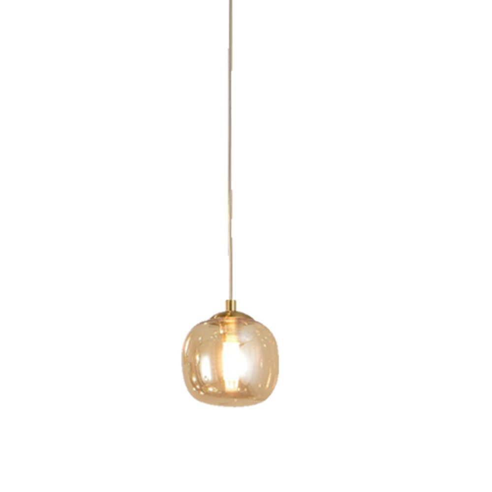 Candeeiro Suspenso Oko color Ámbar 1 Luz Ø10Cm - Candeeiro suspenso - UKUKHOME.com