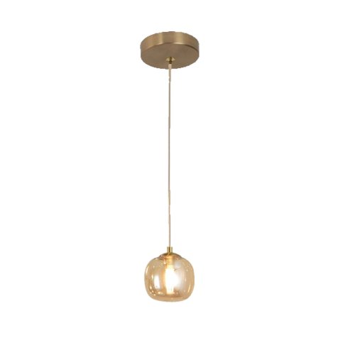Candeeiro Suspenso Oko color Ámbar 1 Luz Ø10Cm - Candeeiro suspenso - UKUKHOME.com