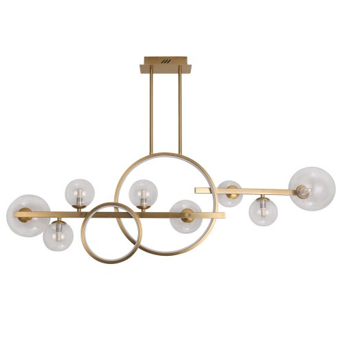 Candeeiro Suspenso 8 Luces Stella color Dorado - Candeeiro suspenso - UKUKHOME.com