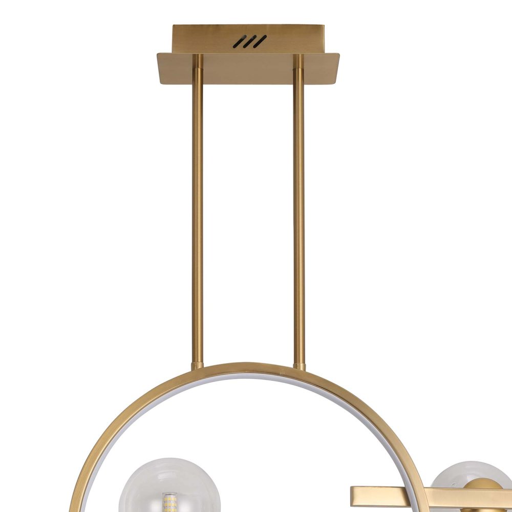 Candeeiro Suspenso 8 Luces Stella color Dorado - Candeeiro suspenso - UKUKHOME.com