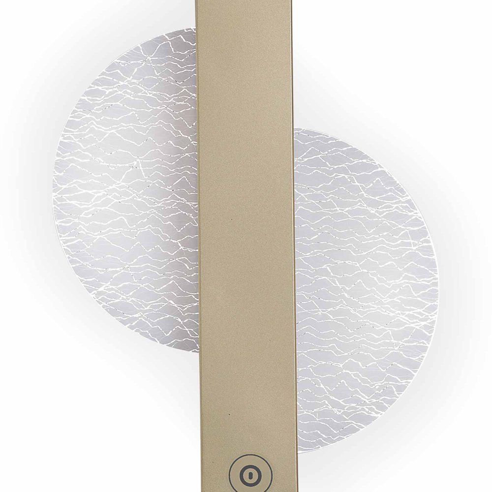 Aplique LED Táctil Dorado 25Cm Yanuk - Aplique LED - UKUKHOME.com