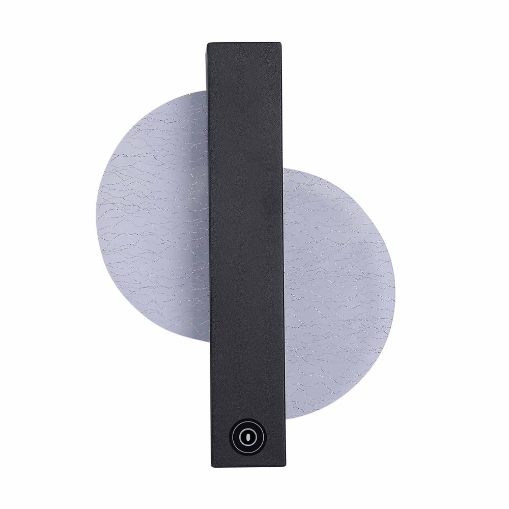 Aplique LED Táctil Negro 25Cm Yanuk - Aplique LED - UKUKHOME.com