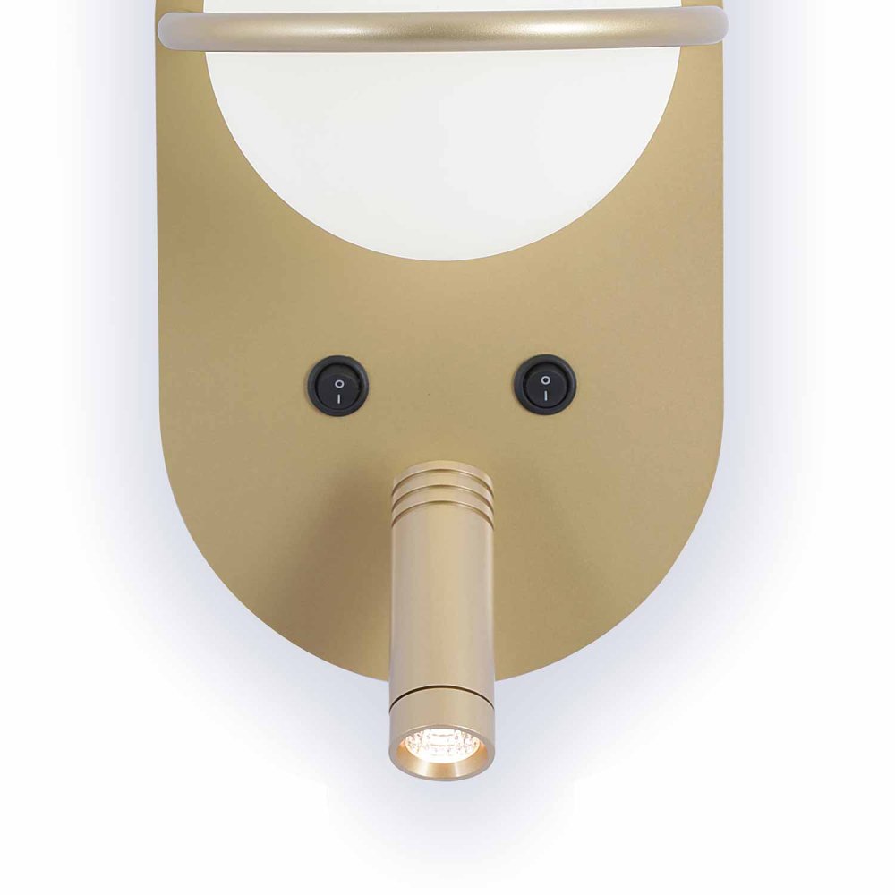 Aplique LED Decorativo Dorado Astron - Aplique LED - UKUKHOME.com