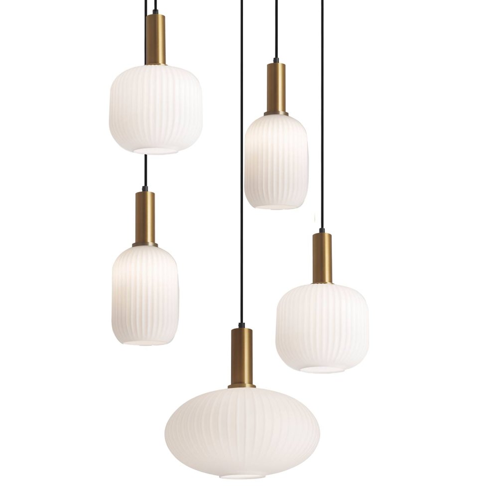 Candeeiro de Teto 5 Luces Bruma - Iluminação de teto LED - UKUKHOME.com