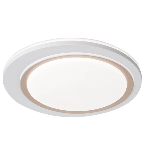 Plafon LED Regulable 35W Ø37Cm color Blanco y Dorado Bakar - Iluminação de teto LED - UKUKHOME.com