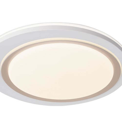 Plafon LED Regulable 35W Ø37Cm color Blanco y Dorado Bakar - Iluminação de teto LED - UKUKHOME.com