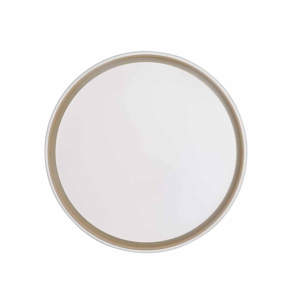 Plafon LED Regulable 106W Ø78Cm color Blanco y Dorado Lorens - Iluminação de teto LED - UKUKHOME.com