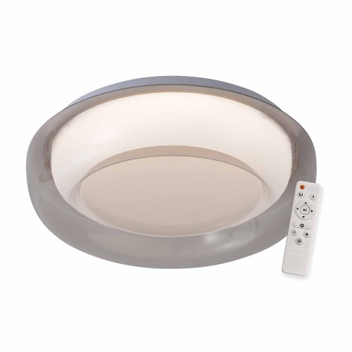 Plafon LED Redondo 68W Regulable Ø60Cm Blanco y Fumé Sinai - Iluminação de teto LED - UKUKHOME.com