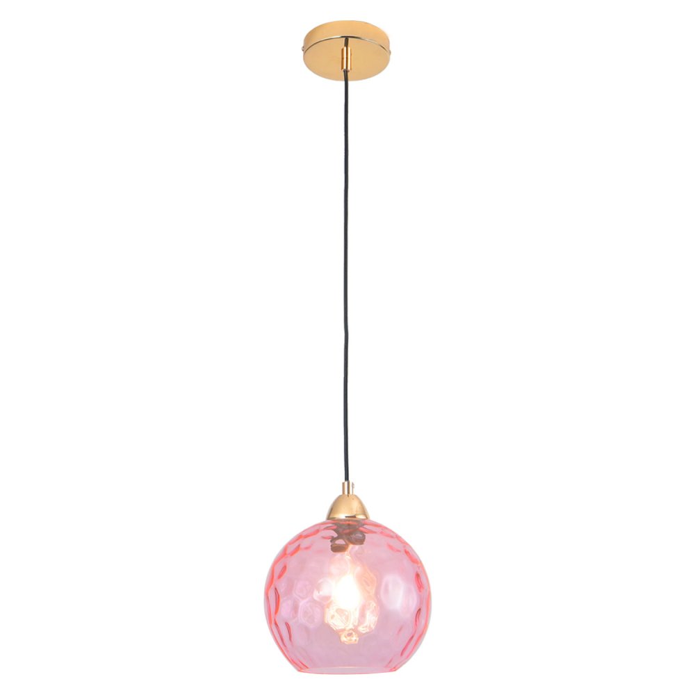 CANDEEIRO SUSPENSO 1 LUZ LYRIA ROSA | Ukukhome