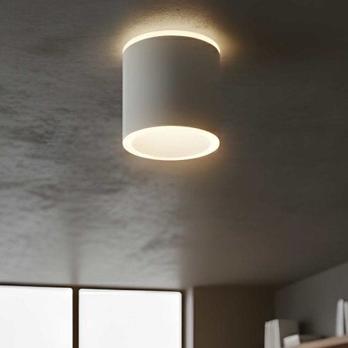 Foco Led de Superficie Cilíndrico Ø12Cm color Blanco Trent - Foco LED de superfície - UKUKHOME.com