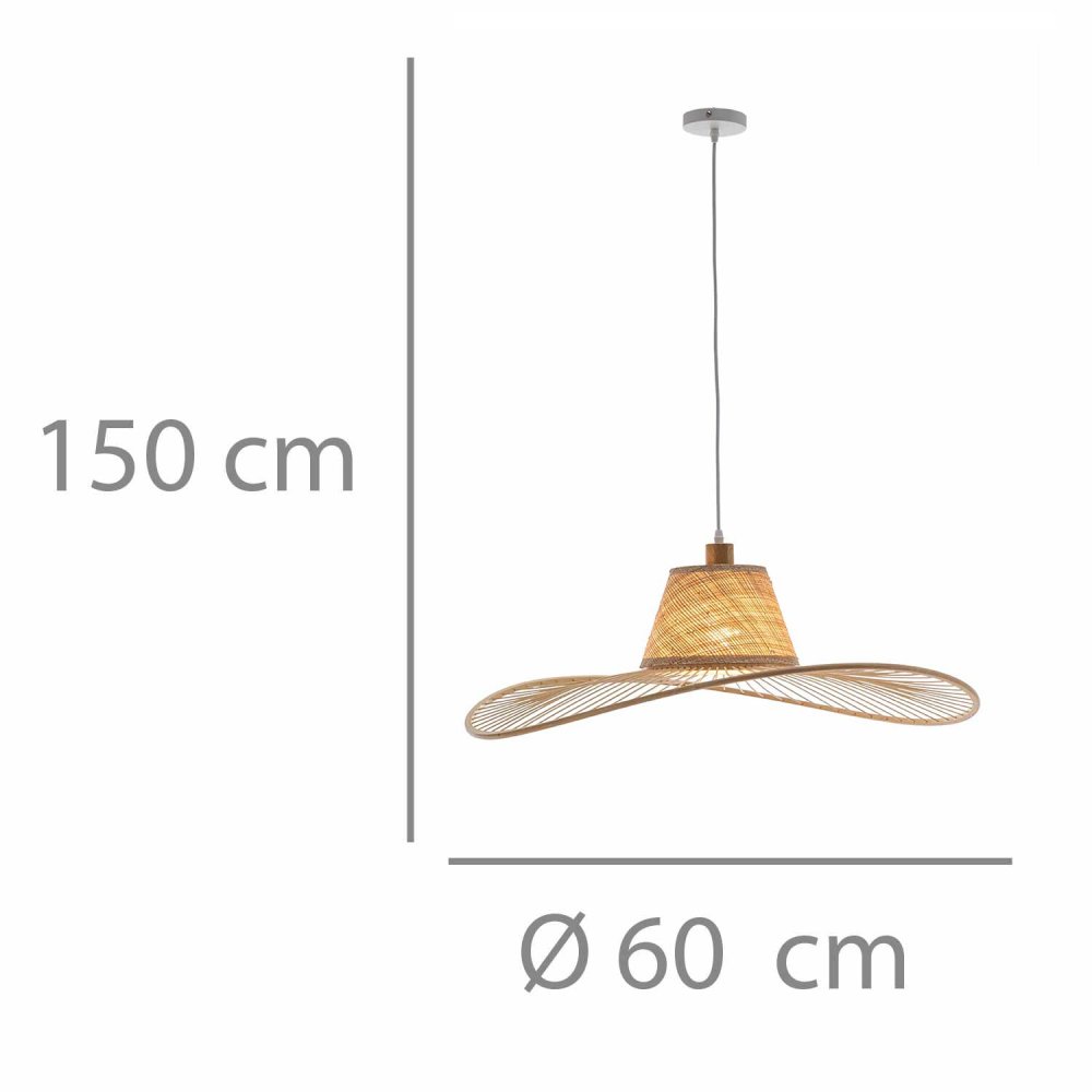 Candeeiro Suspenso Yulian Ø60Cm - Candeeiro suspenso - UKUKHOME.com
