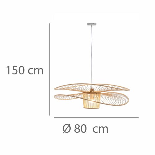 Candeeiro Suspenso Lisen Ø80Cm - Candeeiro suspenso - UKUKHOME.com