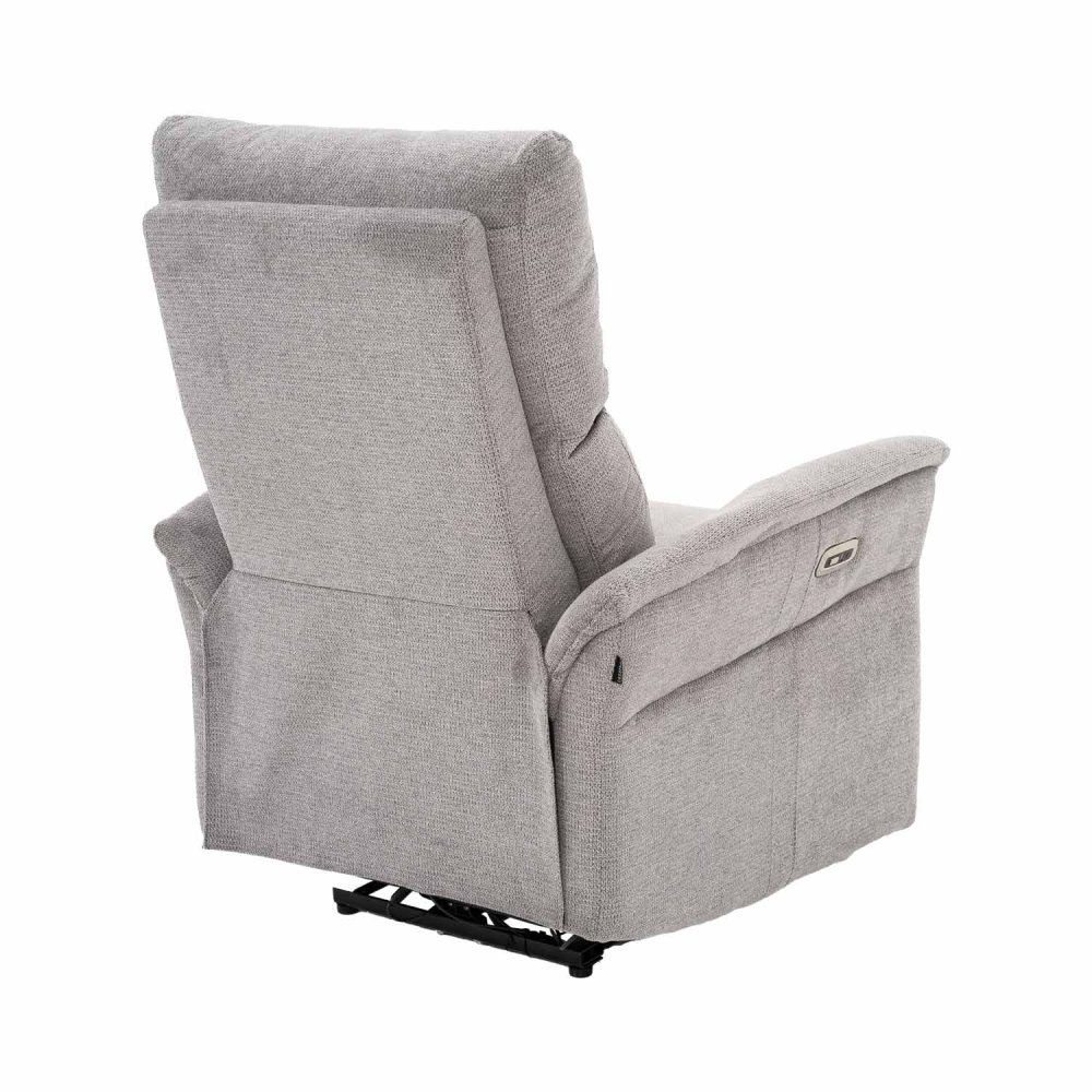 Poltrona Suri Relax Elétrico Cinza - Poltrona reclinável elétrica de design – UKUKHOME.COM