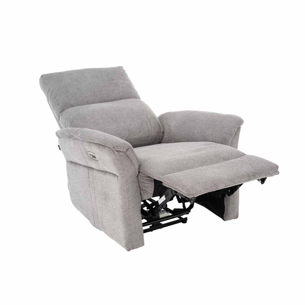 Poltrona Suri Relax Elétrico Cinza - Poltrona reclinável elétrica de design – UKUKHOME.COM
