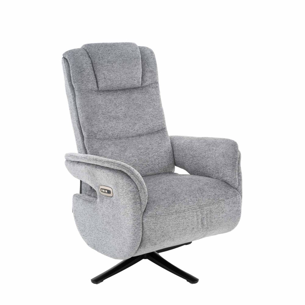 Poltrona Clark Relax Elétrico Areia - Poltrona reclinável elétrica de design – UKUKHOME.COM
