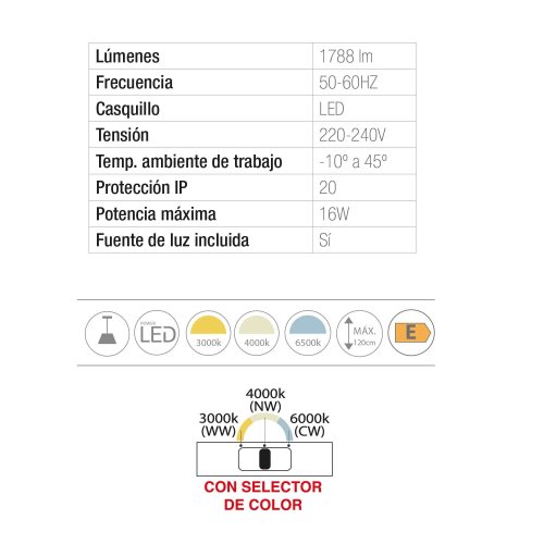 Candeeiro Teto Nicole LED | Eskriss