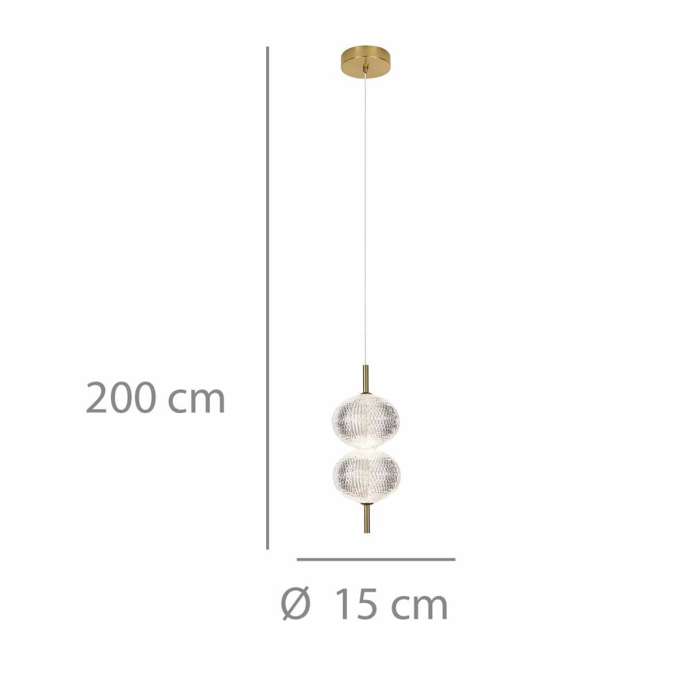 Candeeiro Pendente Salma LED | Eskriss