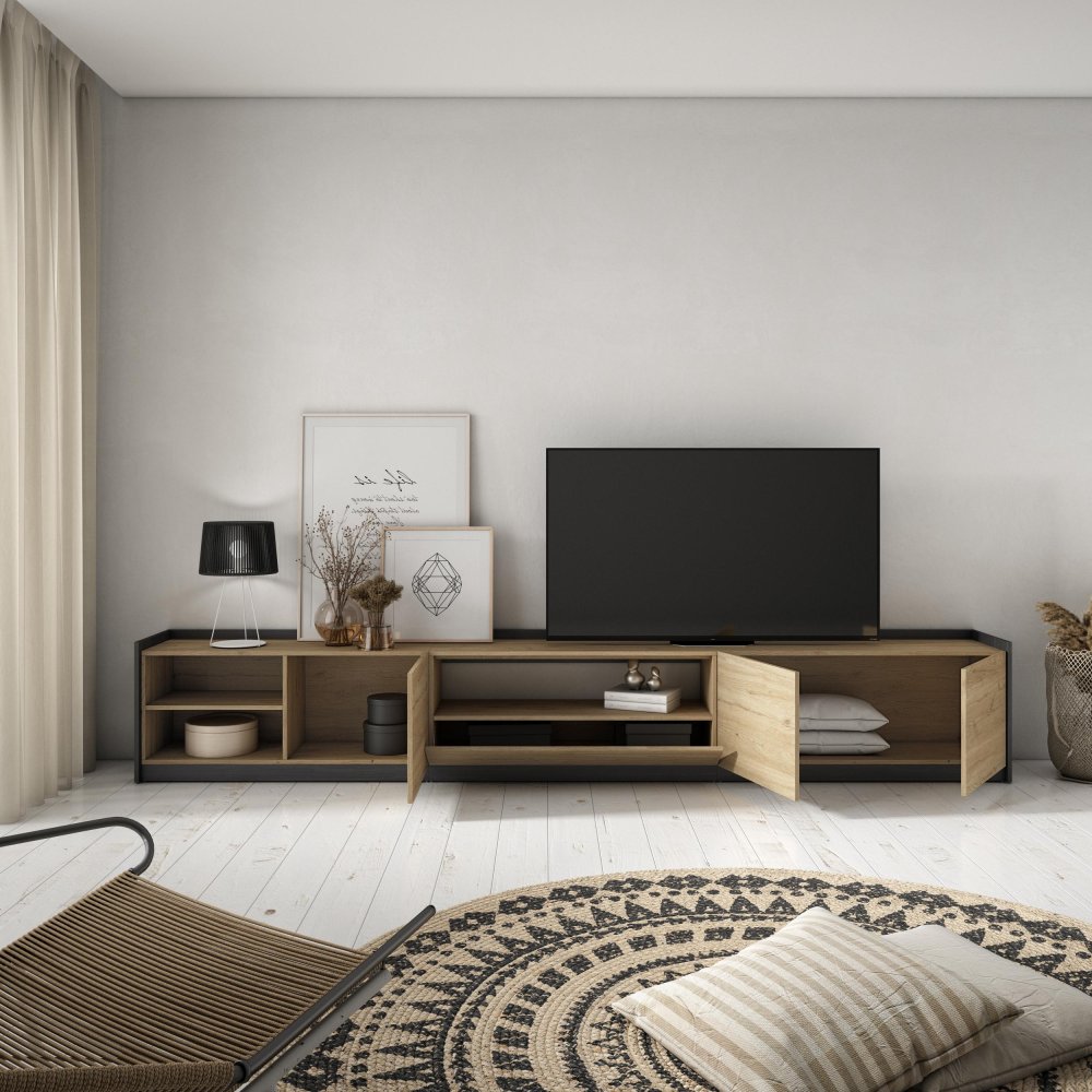 Móvel TV 310cm Arrumação TV 80" | Ukukhome