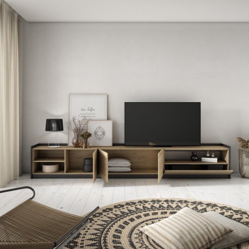 Móvel TV 310cm Arrumação TV 80" | Ukukhome