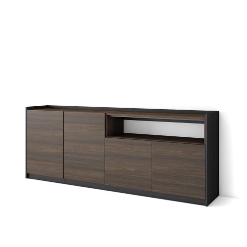 Aparador Sala 207cm 4 Portas Soft | Ukukhome