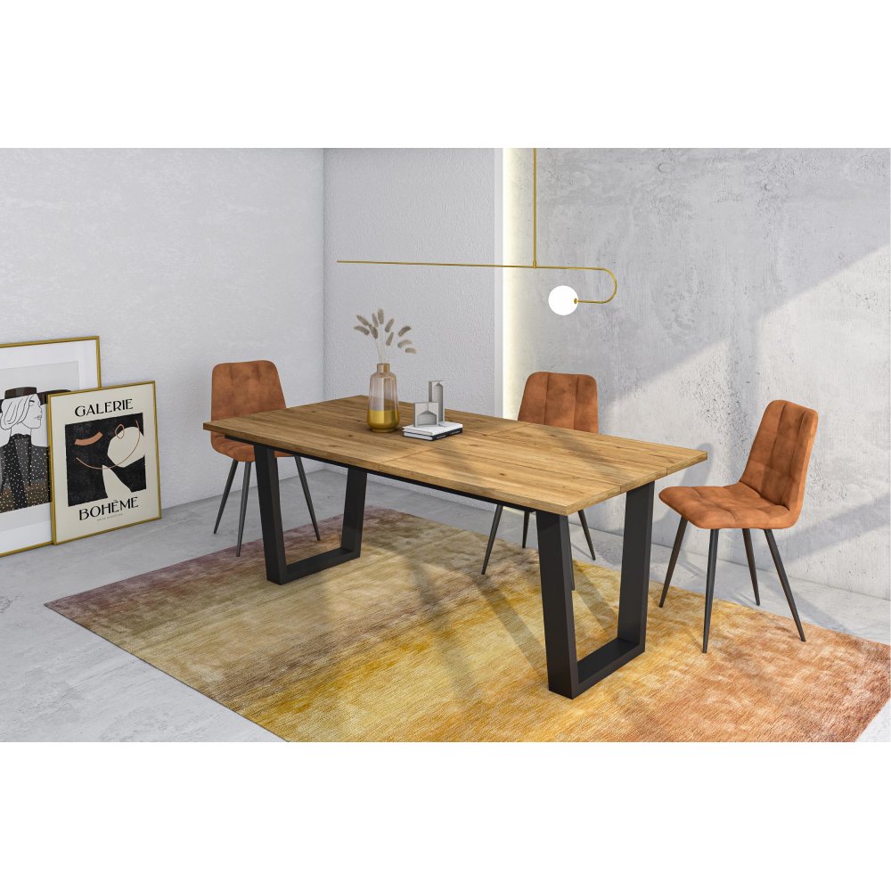 Mesa Jantar 194cm 10 Pessoas Industrial | Ukukhome