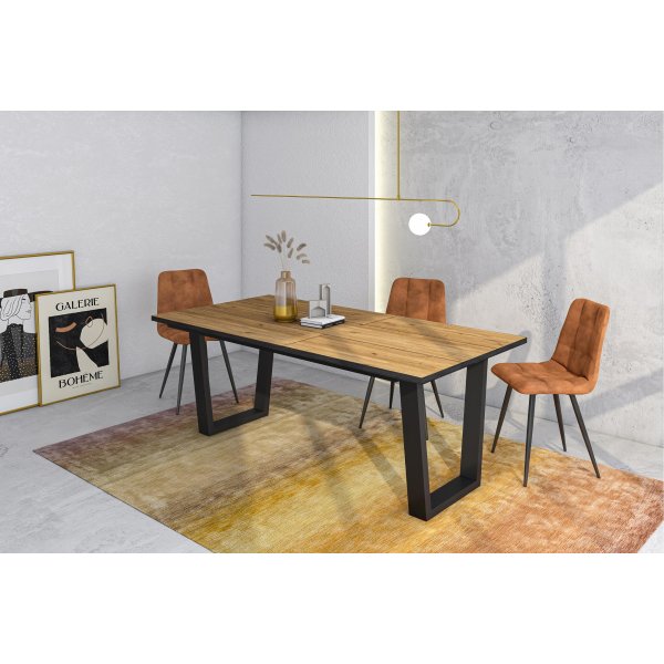 Mesa Jantar 194cm 10 Pessoas Industrial | Ukukhome 2