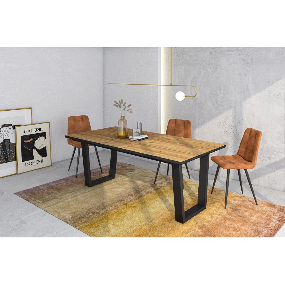 Mesa Jantar 194cm 10 Pessoas Industrial | Ukukhome
