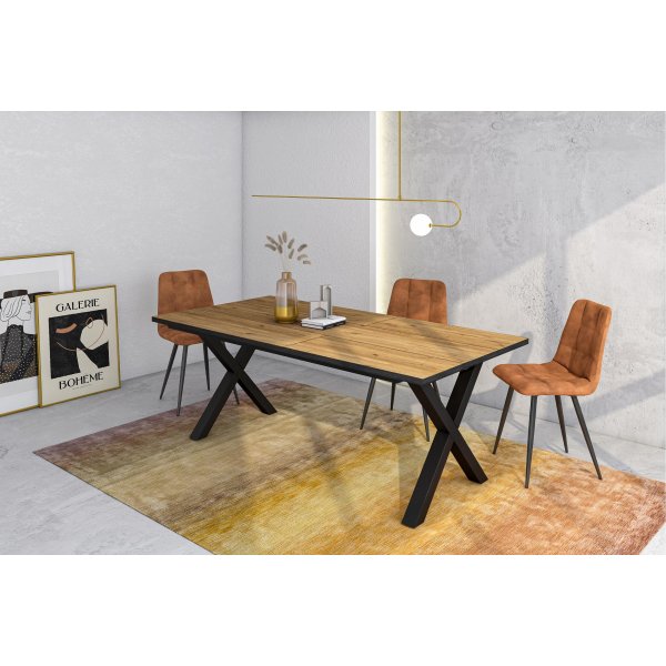 Mesa Jantar 194cm 10 Pessoas Industrial | Ukukhome 2
