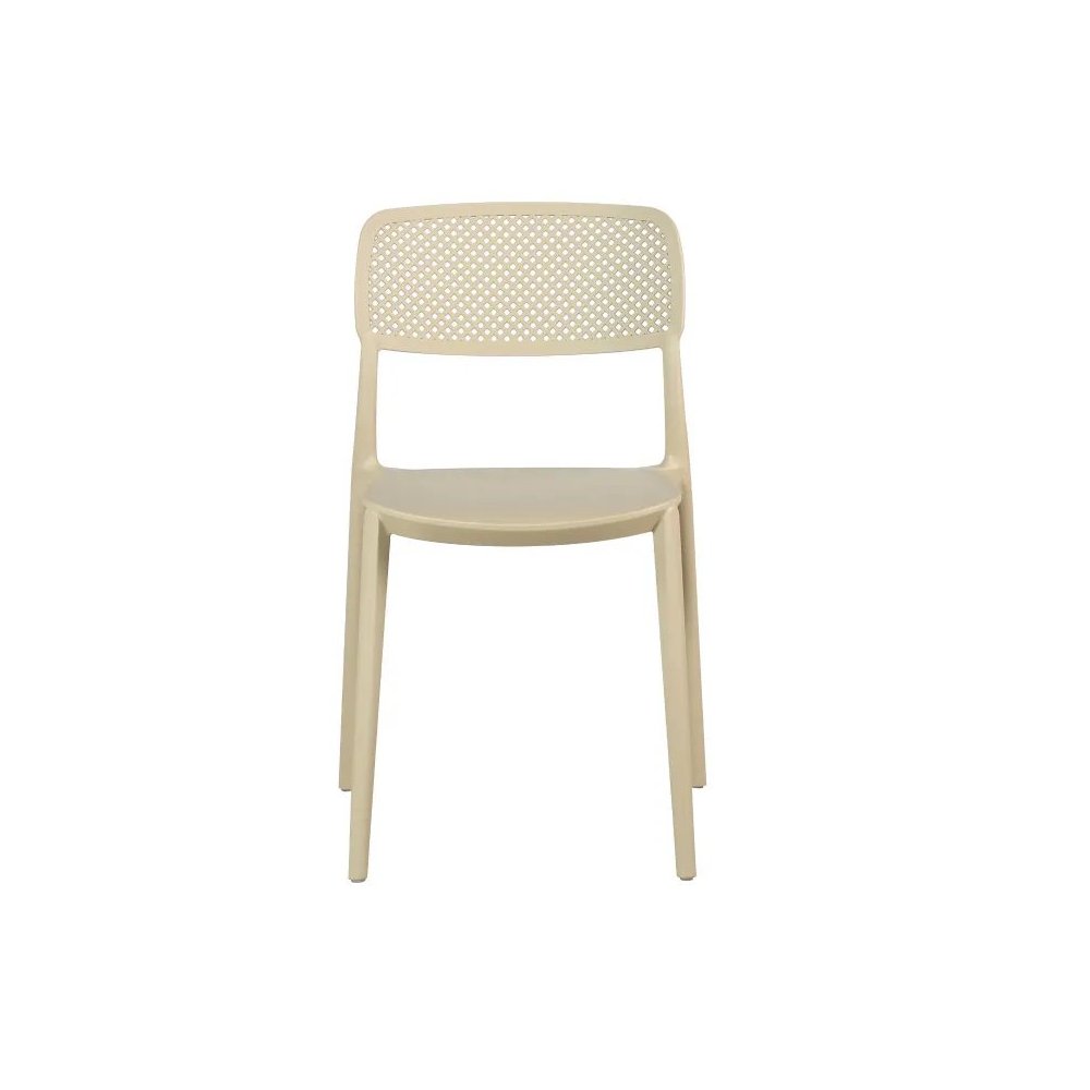 Cadeira de Exterior Empilhável Naia Areia | Ukukhome